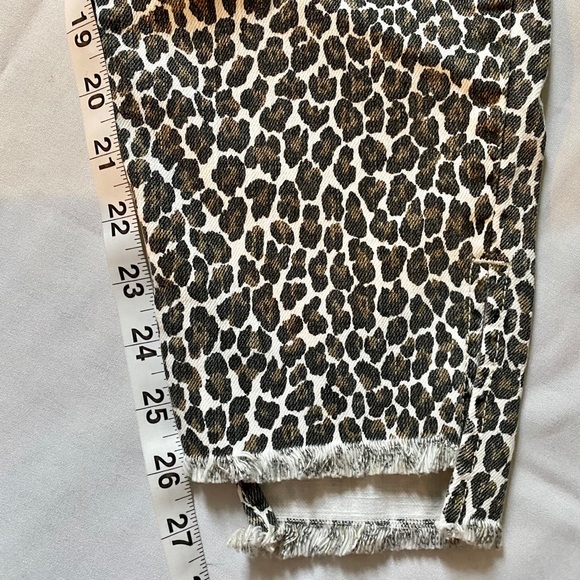 Current/Elliot Stiletto Jeans Snow Leopard - Picture 6 of 9